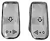 01-904 Turn Signal Switch Extension Caps Chrome