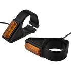 05-301-1 Joker Machine Rectangle Fork Mount Turn Signals Amber Led Black