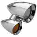 1-2900-19scap Headwinds Mariah 2 Spot And 1-3 8 Turn Signal Combination Chrome