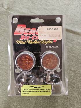 100% 237872387572857 Mini Bullet Lights Amber -new In Package