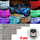 108-rgb Em-2763 Syneticusa Motorcycle Light Strip Rgb Flexible Remote Kit Car Atv