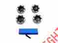 11-16 Btr-kitbcm1c Custom Dynamics Chrome Smoked Led Turn Signal Kit Harley Dyna Softail Xl