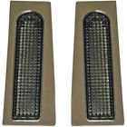 14-15 Gen-fdrs-smoke Custom Dynamics Chrome Saddlebag Fillerz Smoke Filler Lights Flht Flhr