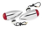 162413 Bikers Choice Smooth Bullet Marker Lights Red Single Filament Biker