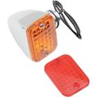 163072-bc1 Drag Specialties Rectangular Mini Marker Lights With Single Bulb