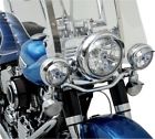 20-0314 Drag Specialties Chrome Steel Universal Visor For Motorcycle