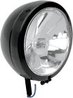 20-0412b Drag Specialties Diamond Style Spotlight Gloss Black With Clear Lens