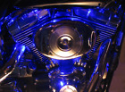 20-led-purple Biker Accents Led Blue Motorcycle Accent Light Kit