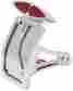 2030-0171 Mt76387 Drag Specialties Side-mount Deco Taillight With License Plate Mount Curved Vertical
