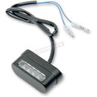 2030-0580 Drag Specialties Universal Gloss Black Led License Plate Light