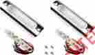 2040-1633 1x3.75pa Namz Custom Cycle Products Led Light 1x3.75 Polished Chrome Amber