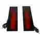 2040-1695 Custom Dynamics Black Fillerz Led Saddlebag Support Lights Harley