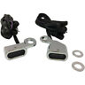 2040-2133 Drag Specialties Led Handlebar Marker Lights Chrome Smoke