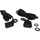 2040-2135 Drag Specialties Black Anodized Led Handlebar Marker Lights