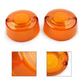 22shopde 550742768299 Us Amber Turn Signal Lens Cover For Harley Dyna Fxd Fxr Sportster Xlh 883 Fxst