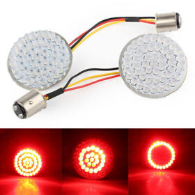 2inch 1157 Rear Led Turn Signal Light Inserts For Harley Touring