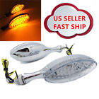 2t1010crclr Ediors Pair Universal Motorcycle Led Amber Lamp Rear 646263975473