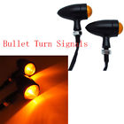 2t3014kamb Ediors Pair Black Lens Motorcycle Bullet Turn Signals Indicator Tail