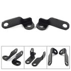 2x Motorcycle Black Fork Clamp Turn Signal Light Mount Bracket Holder For Harley