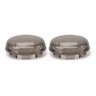Usd0005-d3 2x Smoked Turn Signal Light Lens Cover For 02-18 Harley Davidson Softail Touring
