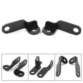 3 Months 550730449148 2x Motorcycle Black Fork Clamp Turn Signal Light Mount Bracket Holder For Harley