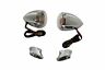 33-0091 Vt Chrome Red Led Clear Lens Rear Turn Signal Kit