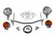 33-2036 Vtwin-manufacturing V-twin Chrome Spotlamp Kit