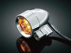 419388 Kuryaykn Kuryakyn Super Bright Silver Bullet Chrome Amber Led Dual