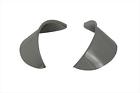 42-0208 Manufacturing Chrome Spotlamp Visor Set For Harley Davidson