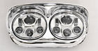 4650 Demon S Cycle 5 3 4 Dual Led Chrome Projection Daymaker Headlights Harley Fltr Models 2004-2