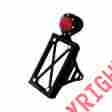 4841567 Tr-rd3557 Rsd Taillight Tag Bracket Vertical Black Ops