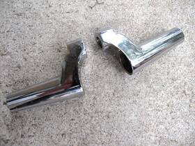 485motorsports Ha-5211-ch Harley 88-05 Dyna Xl Sportster Models Front Turn Signal Relocation Mount Kit Chr