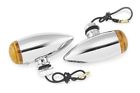 489616 Bikers Choice Dual Filament Amber Bullet Marker Lights Harley Biker