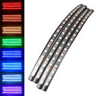 4in1 Car Interior Atmosphere Light 18 Led Remote Control Strips Footwell Lamp