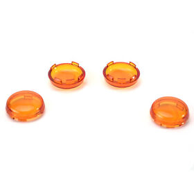 Usd0006 4pcs Turn Signal Light Cover Caps Fis 02-18 Harley Davidson Sportsters Touring