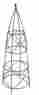 553788 100058405 Circular Black Obelisk 60in Outdoor Decor 093432893562