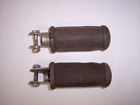 55454546560-322121245454 Bates Vintage Folding Footpegs Pegs Bsa Triumph Harley Chopper Bobber