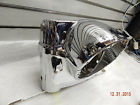 57200023 57200024 Harley Fld Switchback Top Triple Clamp Tree Cover Chrome Nacelle Headlight Bezel