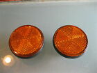 6.300.21 Lifan Honda Motorcycle Front Fork Amber Reflectors Pair