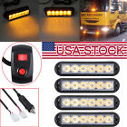 610877529827 Unbranded Led Amber Light Emergency Warning Strobe Flashing