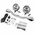 63205l Show Chrome Elliptical Driving Led Light Kit 725378971478