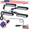 659438789461 Unbranded Pcs Led Amber Light Strip Emergency Warning