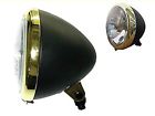 677709 Custom Chrome Bronze Black Bottom Mount Bullet Headlight Harley Motorcycle