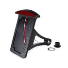 698056462127 Krator Black Vertical Side Mount License Plate Bracket For Harley