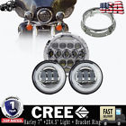7 Led Headlight 4.5 Led Lighting Side Lights Auto-making Chrome 7 Led Headlight