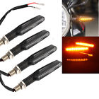 711583414824 Unbranded Amber Motorcycle Turn Signal Indicators Led Tail