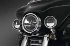 7277 Kuryakyn Lamp Trim Rings Grv Chr