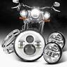 736950409005 Dot Appoved Chrome Led Headlight With Matching Passing