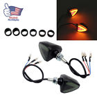 772629736119 Unbranded Universal Bike Motorcycle Moto Amber Led Turn