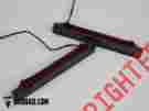 80957-1 Baddad Harley-davidson 957 Led Taillights Black Harley Touring Flh Flt Glides Road King